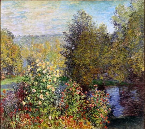Coin-de-jardin-à-Montgeron-toile-de-Claude-Monet